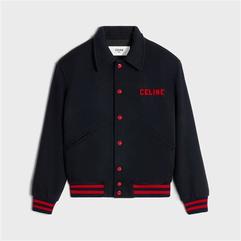 celine red teddy jacket|Women's Celine Paris teddy jacket in textured wool .